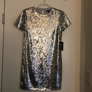 express mini sequin dress